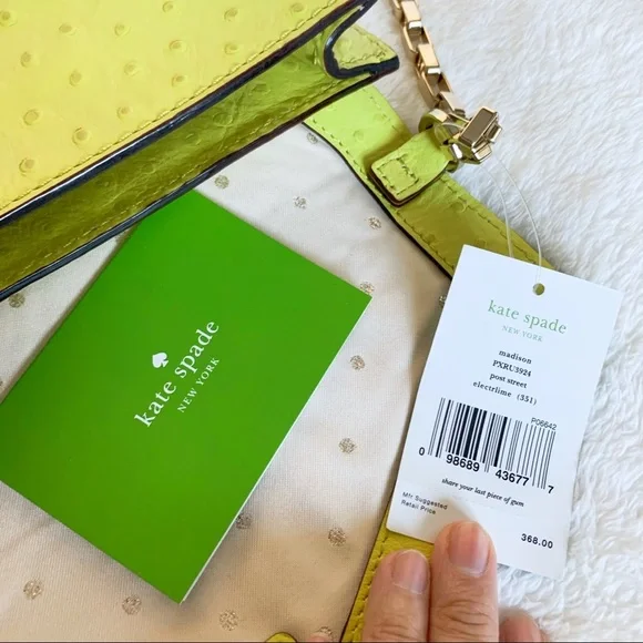 NWT Kate Spade ♠️ Leather Large Chain Shoulder Bag​